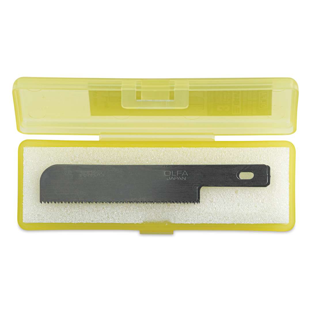 Open in modal - Olfa Wide Saw Blade - Pkg of 3, carrying case with open lid