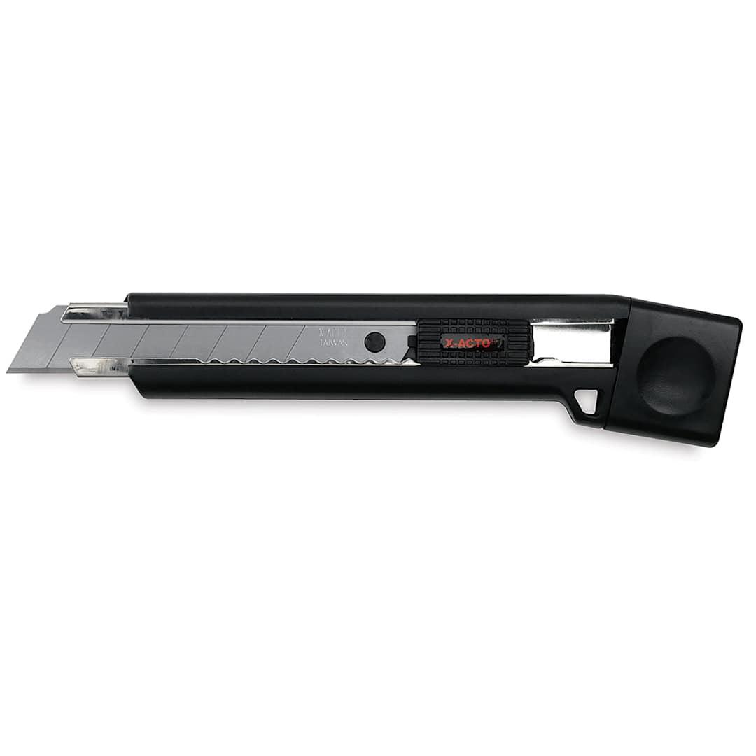 Open in modal - X-Acto Snap-Off Blade Cutter - Heavy Duty Cutter shown horizontally with blade extended slightly