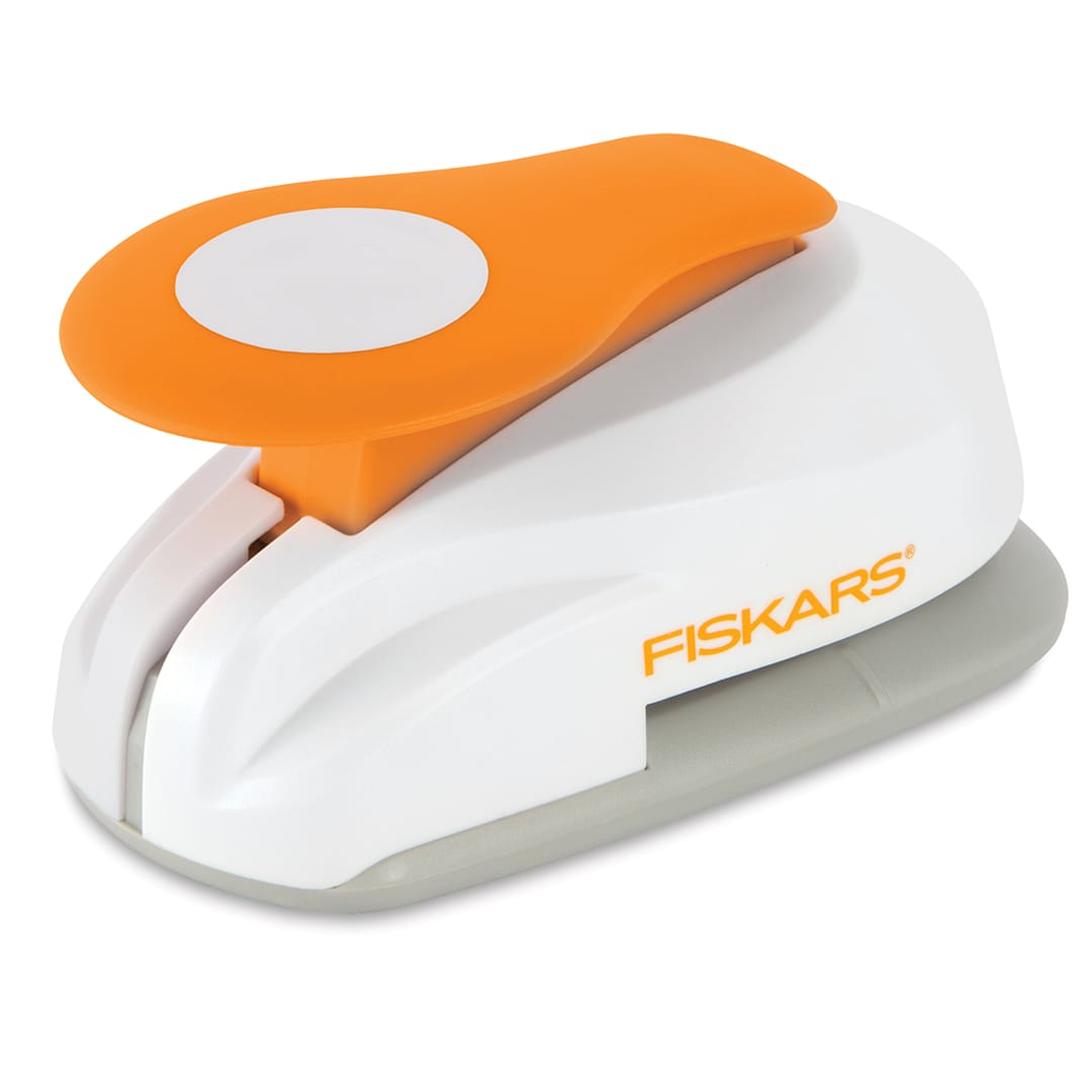 Open in modal - Fiskars Lever Punches - Left angle view of Circle Punch