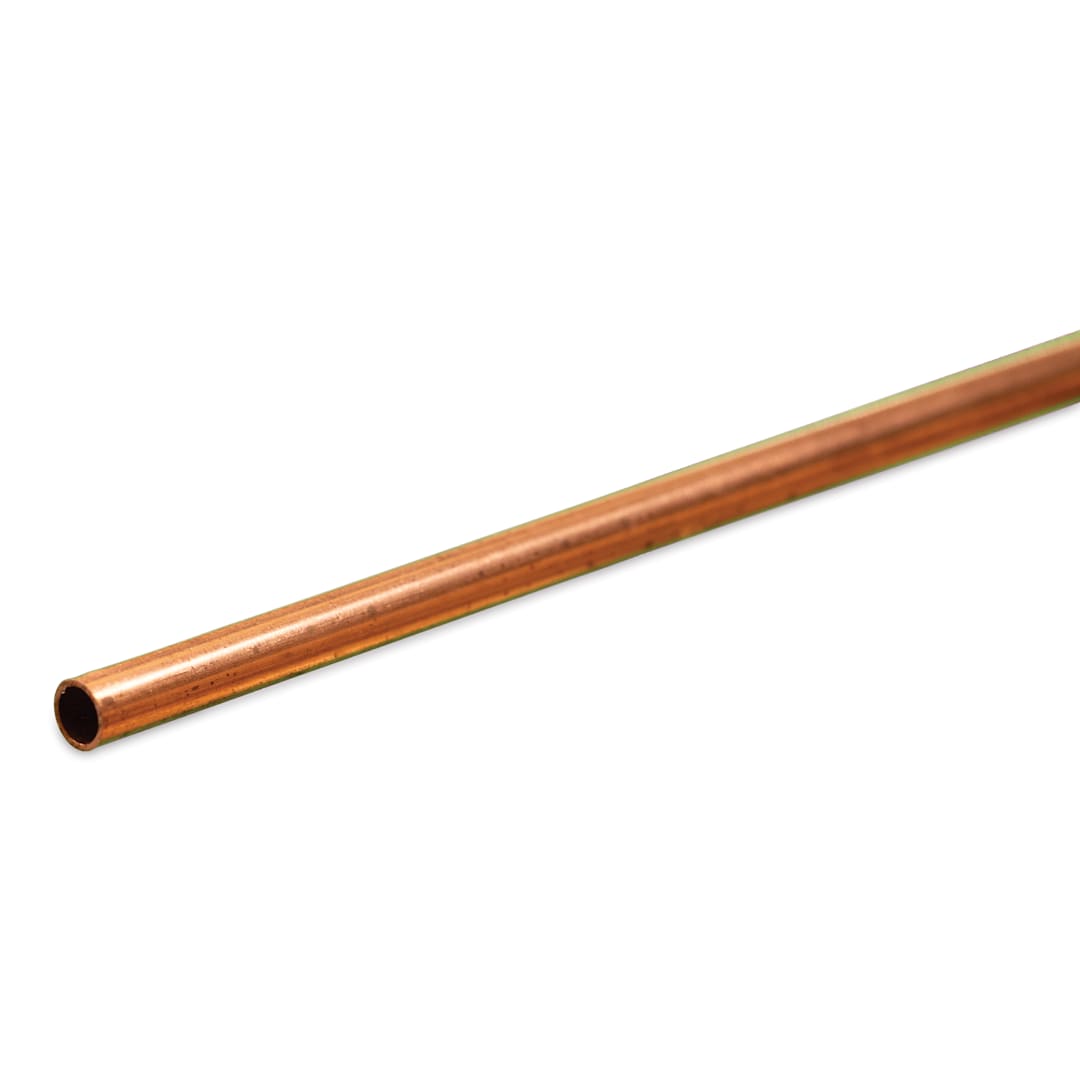 Open in modal - K&S Metal Tubing - Copper, Round, 5/32" Diameter, 12"
