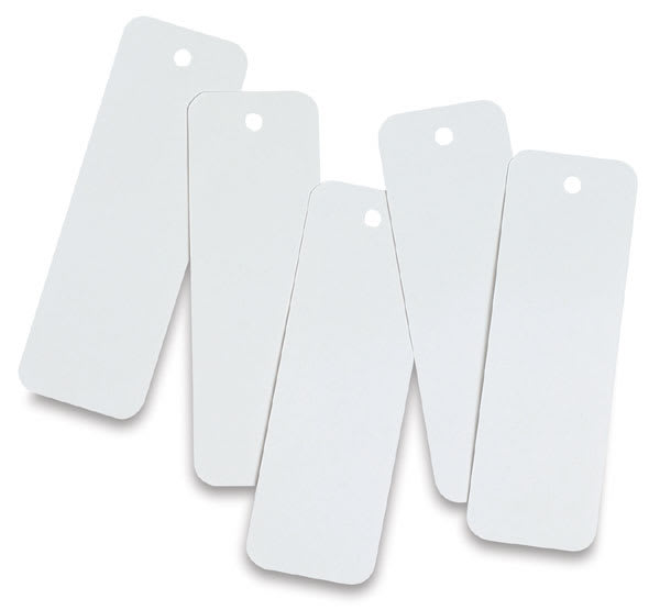 Open in modal - Rainbow Brights Bookmarks - 5 White Bookmarks 