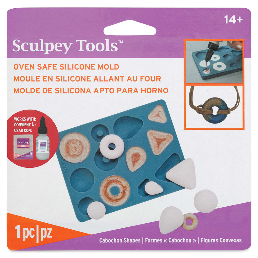 Open in modal - Sculpey Silicone Mold - Cabochon (Front of packaging)