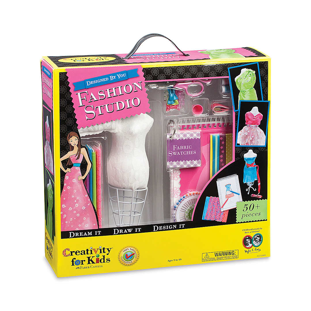 Open in modal - Creativity for Kids Fashion Studio Kit - Front of package