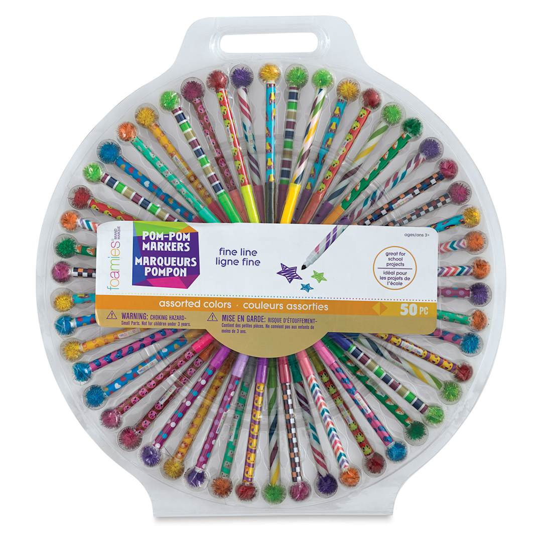Open in modal - Darice Foamies Pom Pom Marker Set