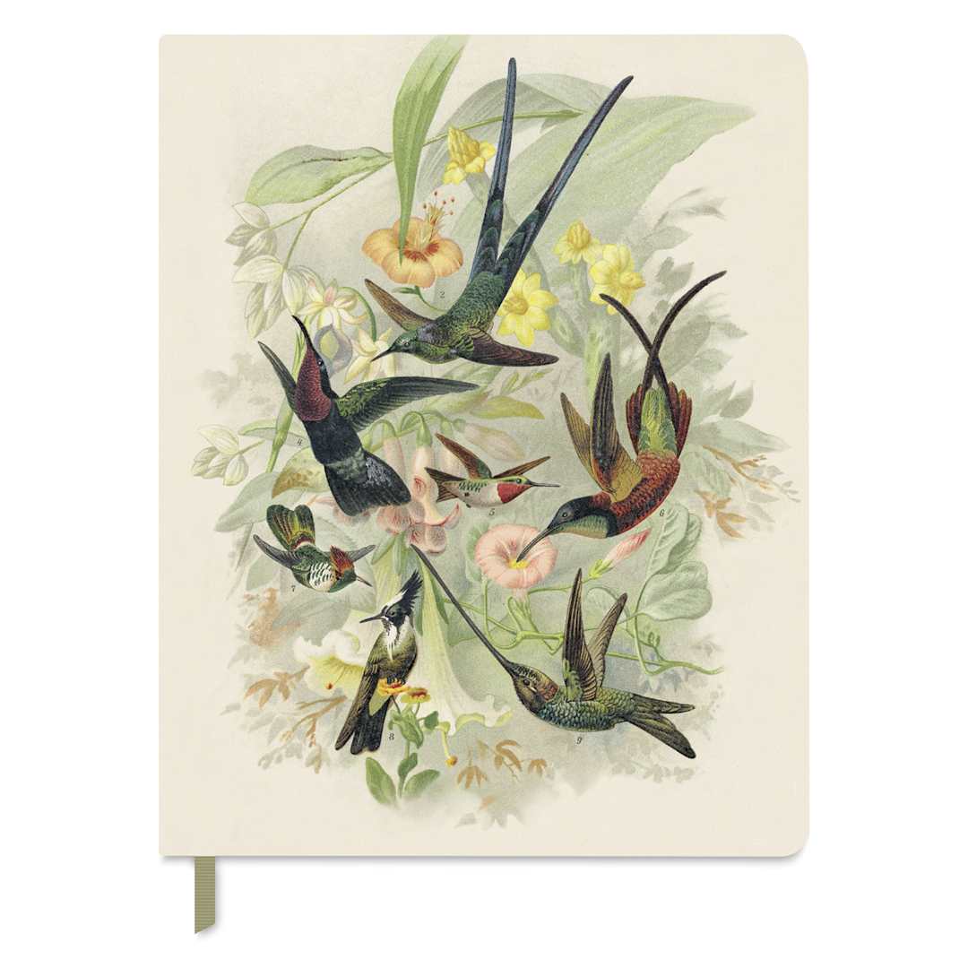 Open in modal - Fringe Studio Hummingbird Paperback Notebook - 7-1/2" x 9-1/2", 208 Pages