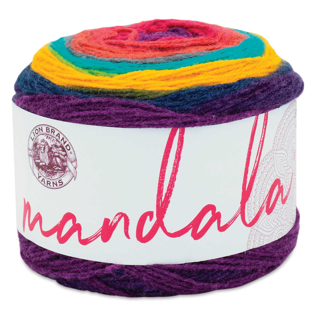 Open in modal - Lion Brand Mandala Yarn Cake - Wizard