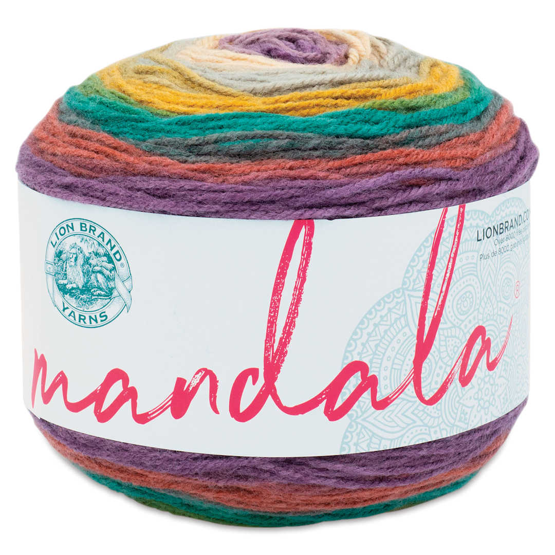 Open in modal - Lion Brand Mandala Yarn Cake - Warlock