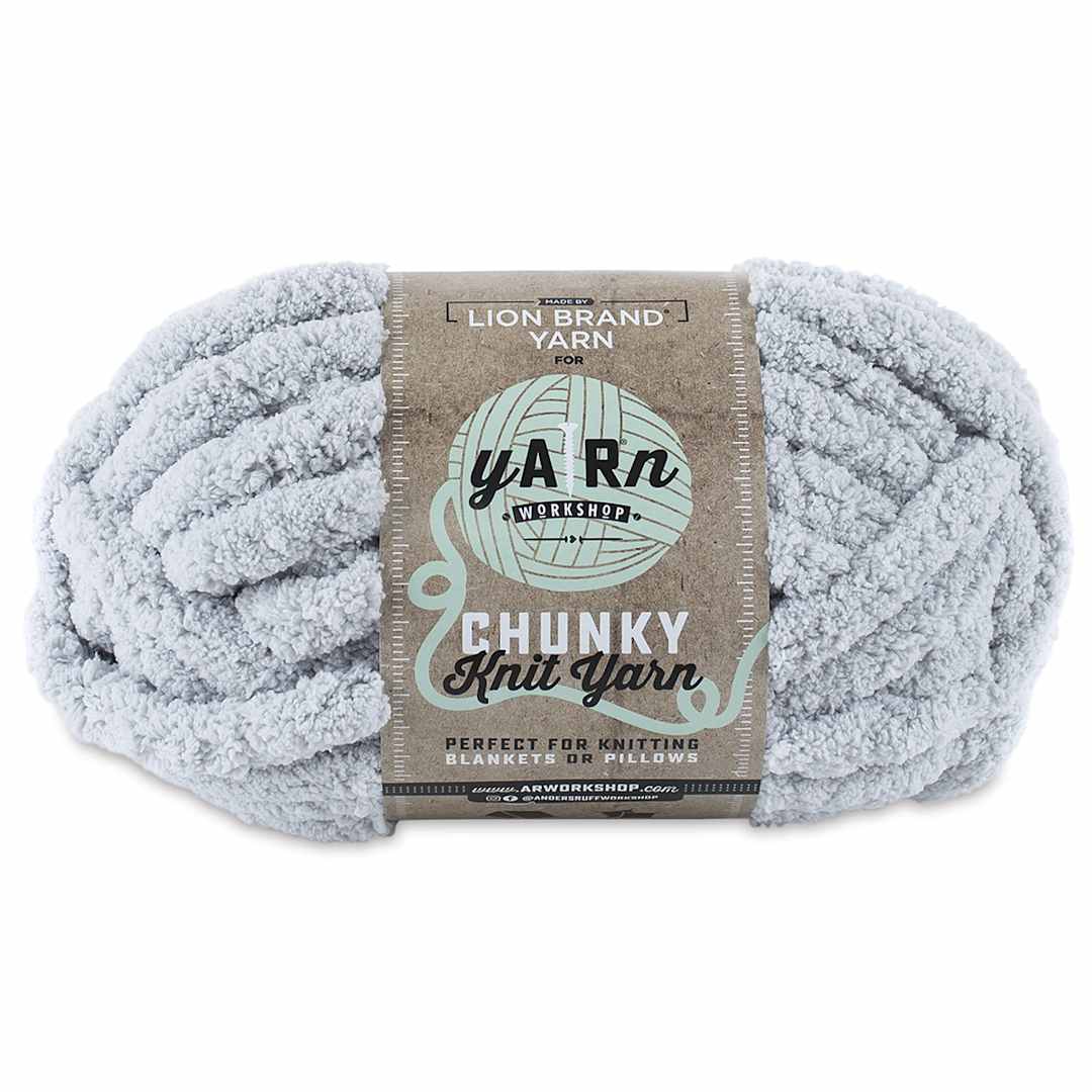 Open in modal - Lion Brand AR Workshop Chunky Knit Yarn - Willow, 28 yds