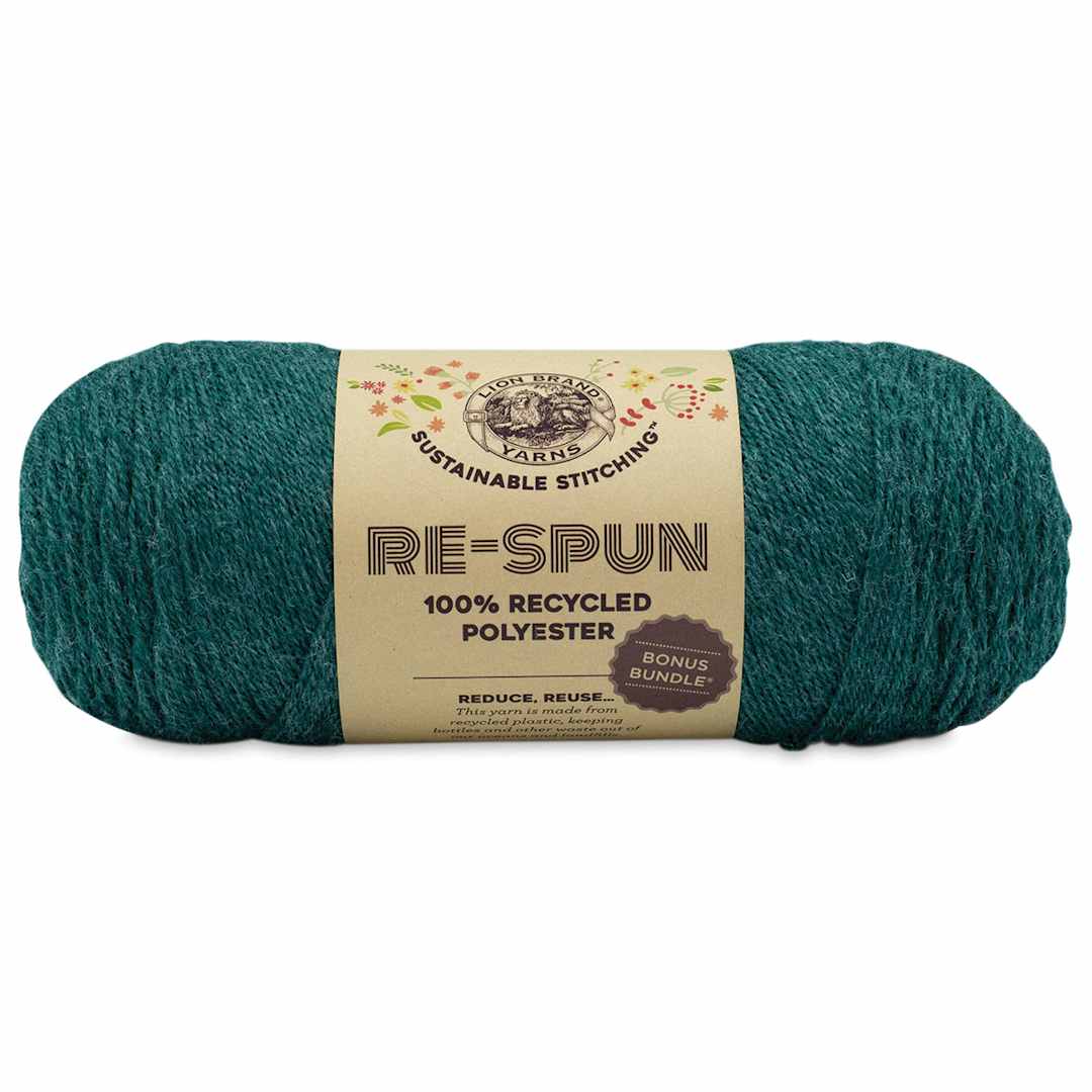 Open in modal - Lion Brand Re-Spun Bonus Bundle Yarn - Alpine, 658 yards
