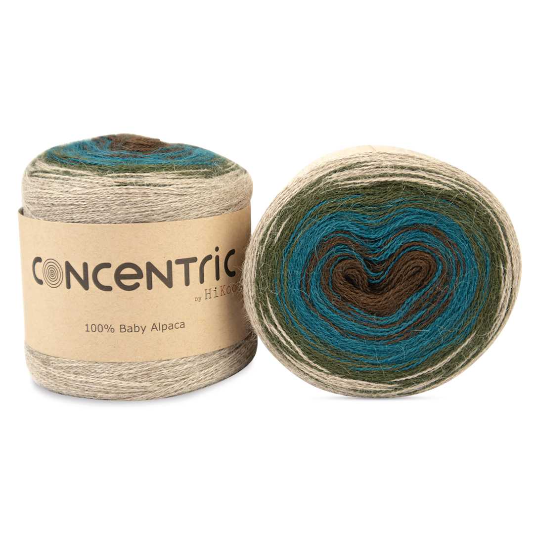 Open in modal - HiKoo Concentric Yarn - Pacific Coast, 437 yards