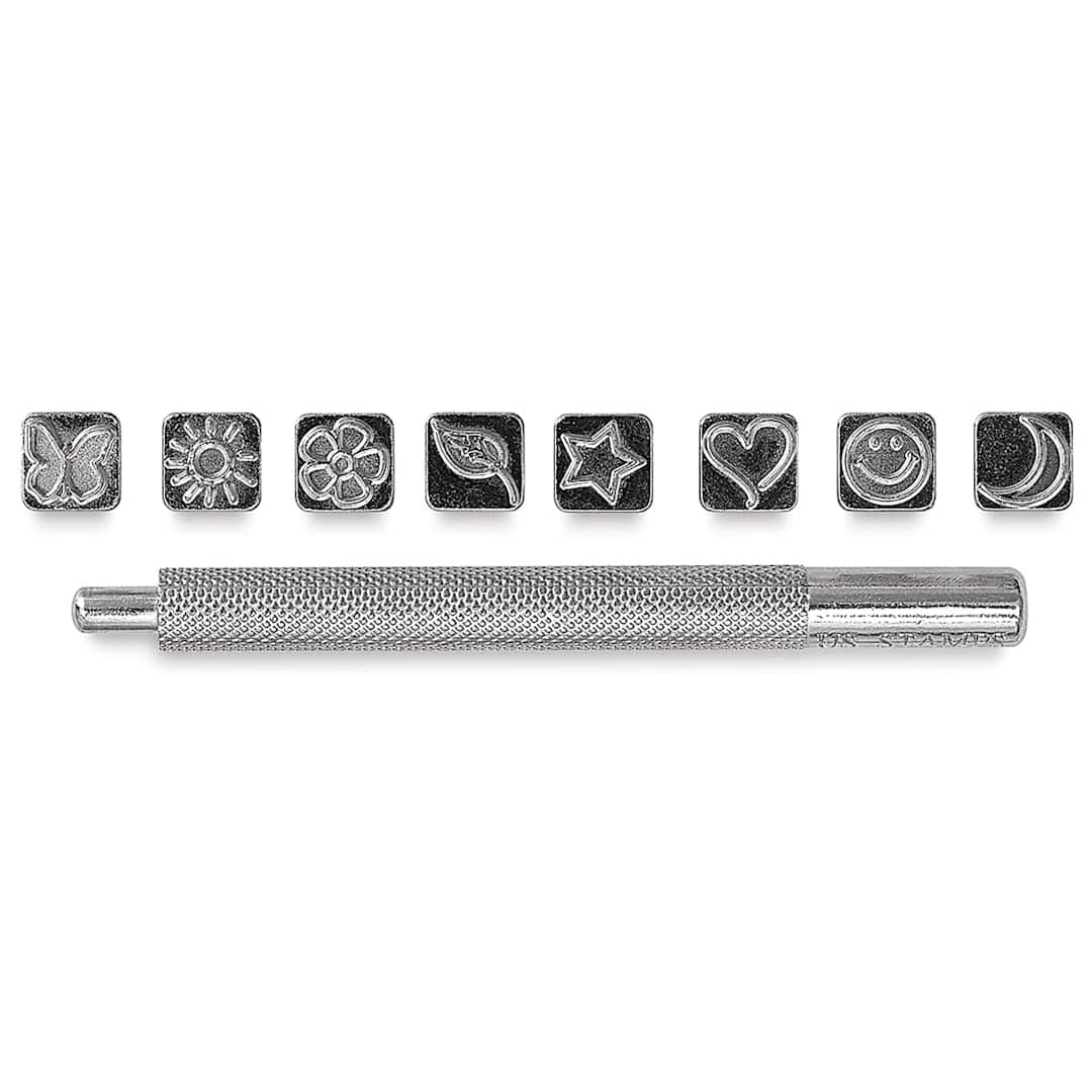 Open in modal - Realeather Funtime Stamp Tool Head Set - 8 stamps and 1 handle