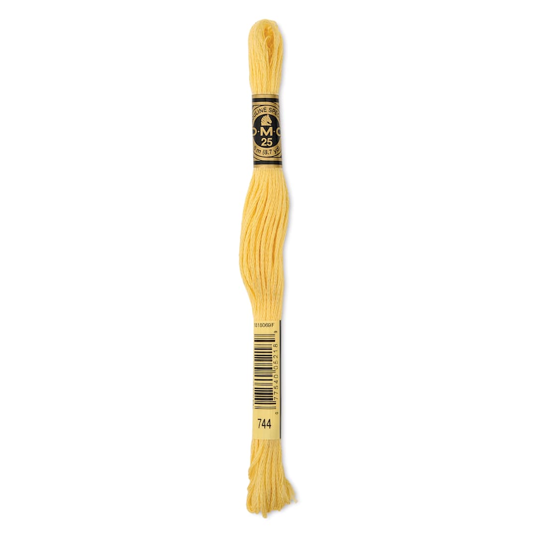 Open in modal - DMC Cotton Embroidery Floss - Pale Yellow, 8-3/4 yards 