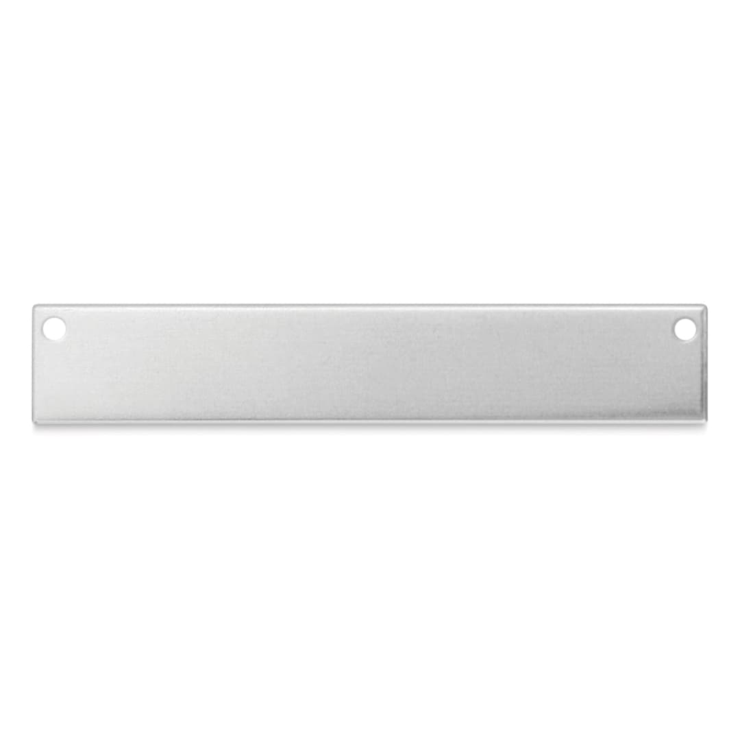 Open in modal - ImpressArt Necklace Stamping Blanks - Aluminum Rectangle Tag