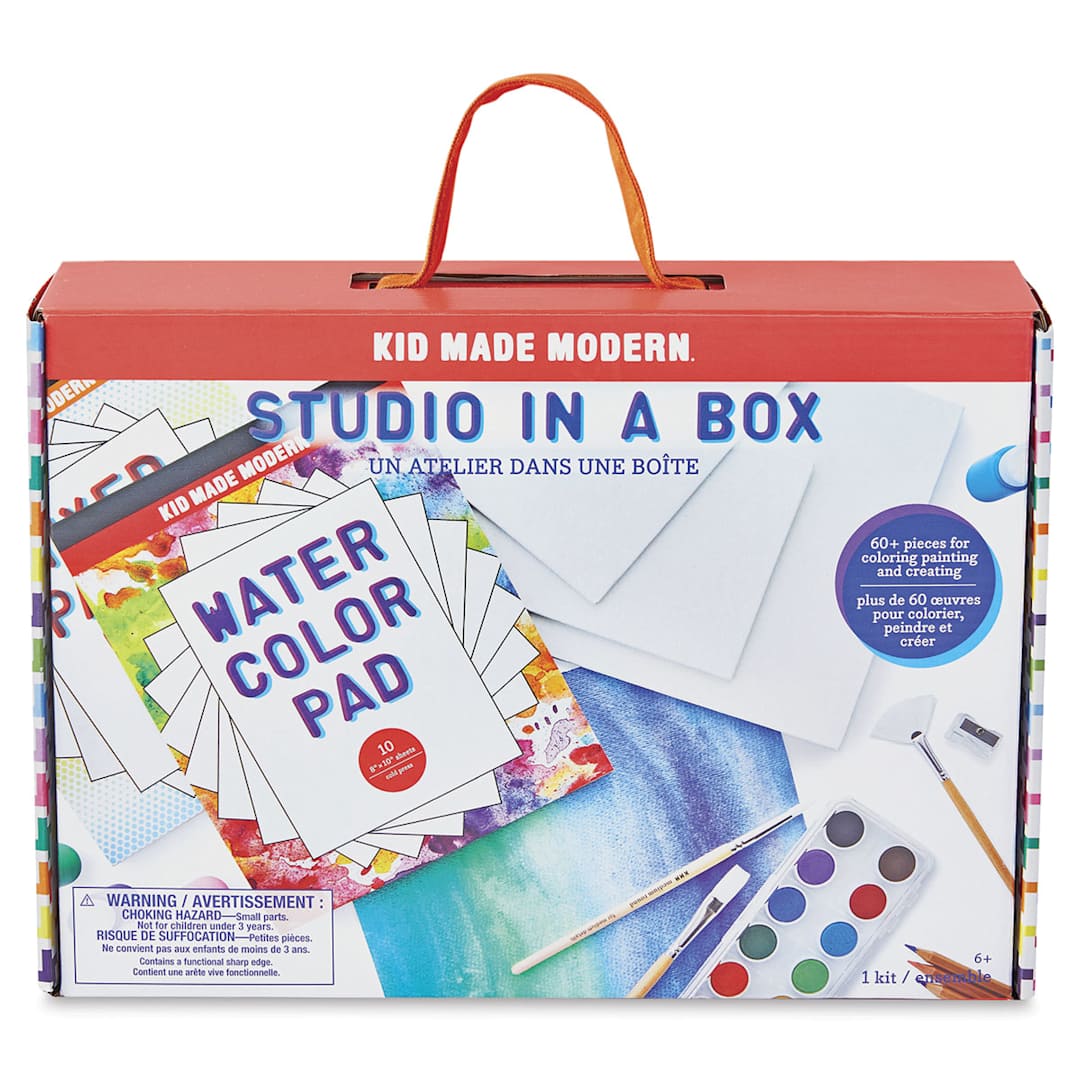 Open in modal - Kid Made Modern Studio in a Box Kit (Front of Box)