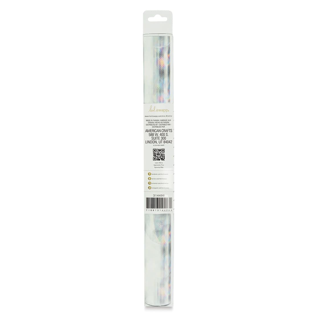 Open in modal - Heidi Swapp Minc Reactive Foil - Silver Square, 12" x 6 ft