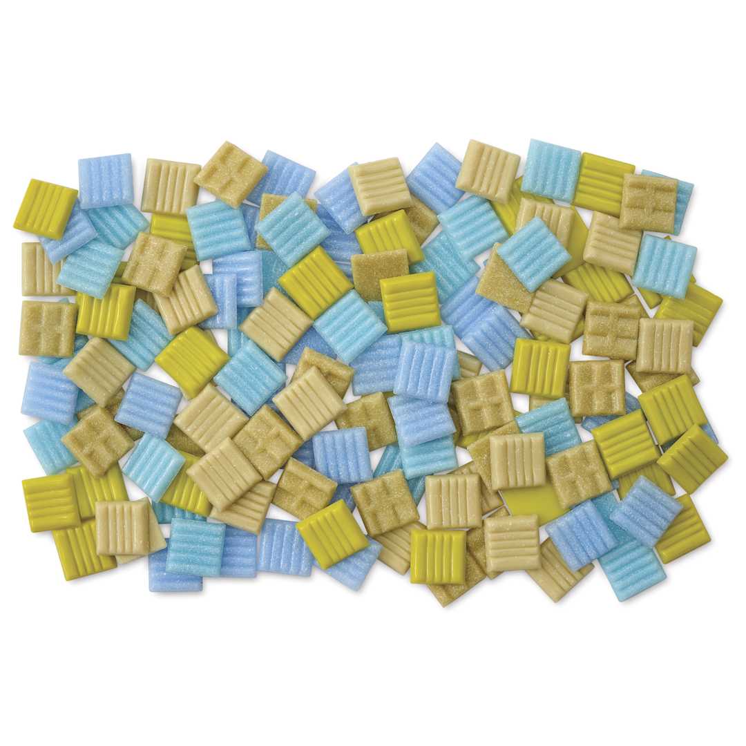 Open in modal - Mosaic Mercantile Venetian Tiles - Seaside Mix, 3/4", 16 oz