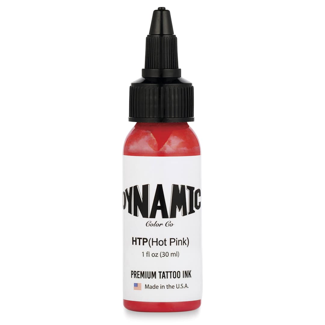 Open in modal - Dynamic Color Tattoo Ink - Hot Pink, 1 oz bottle