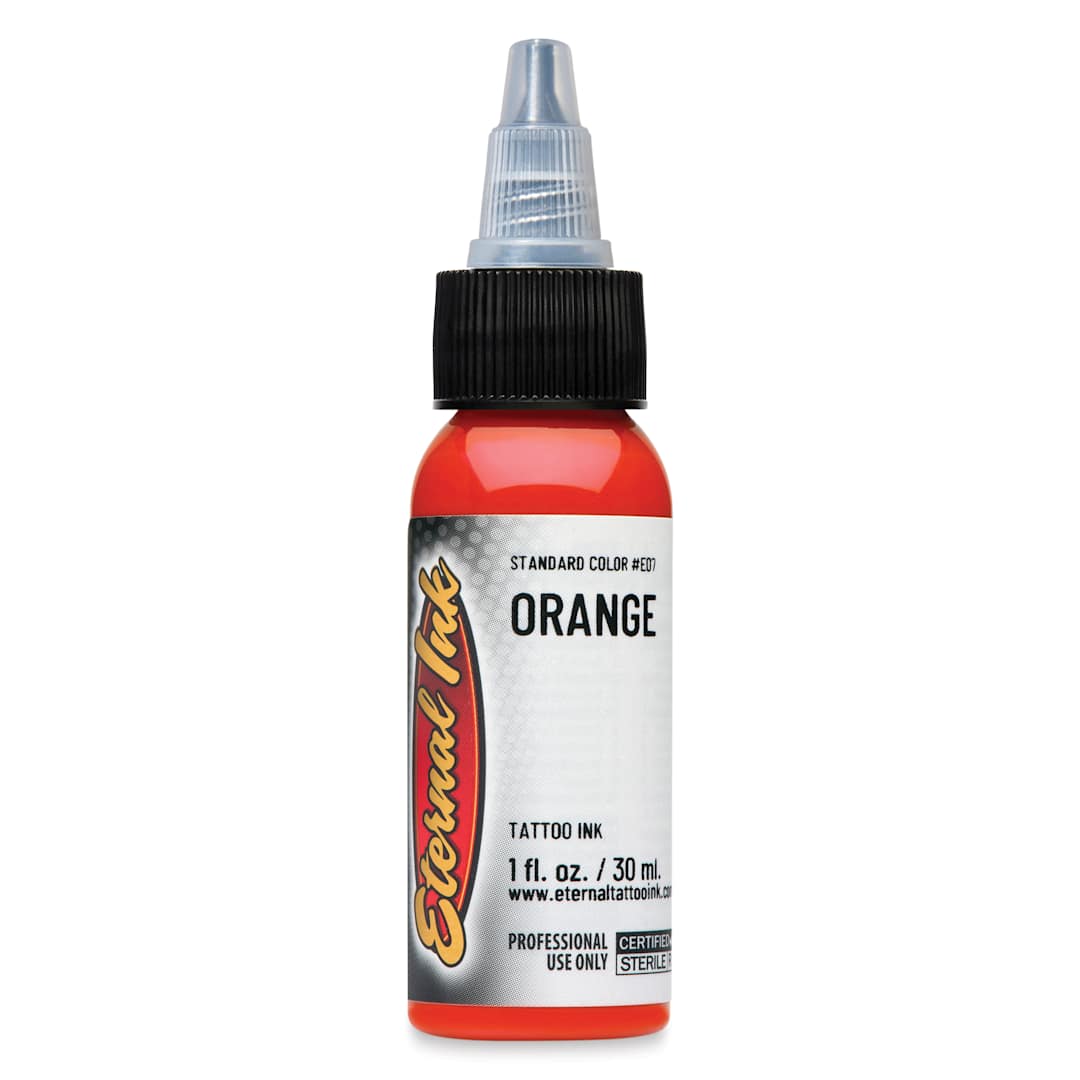 Open in modal - Eternal Ink Tattoo Ink - Orange, 1 oz bottle