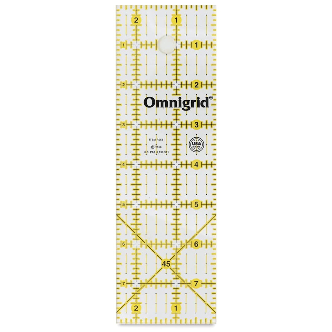 Open in modal - Omnigrid Rectangle Ruler - 2-1/2" x 8"