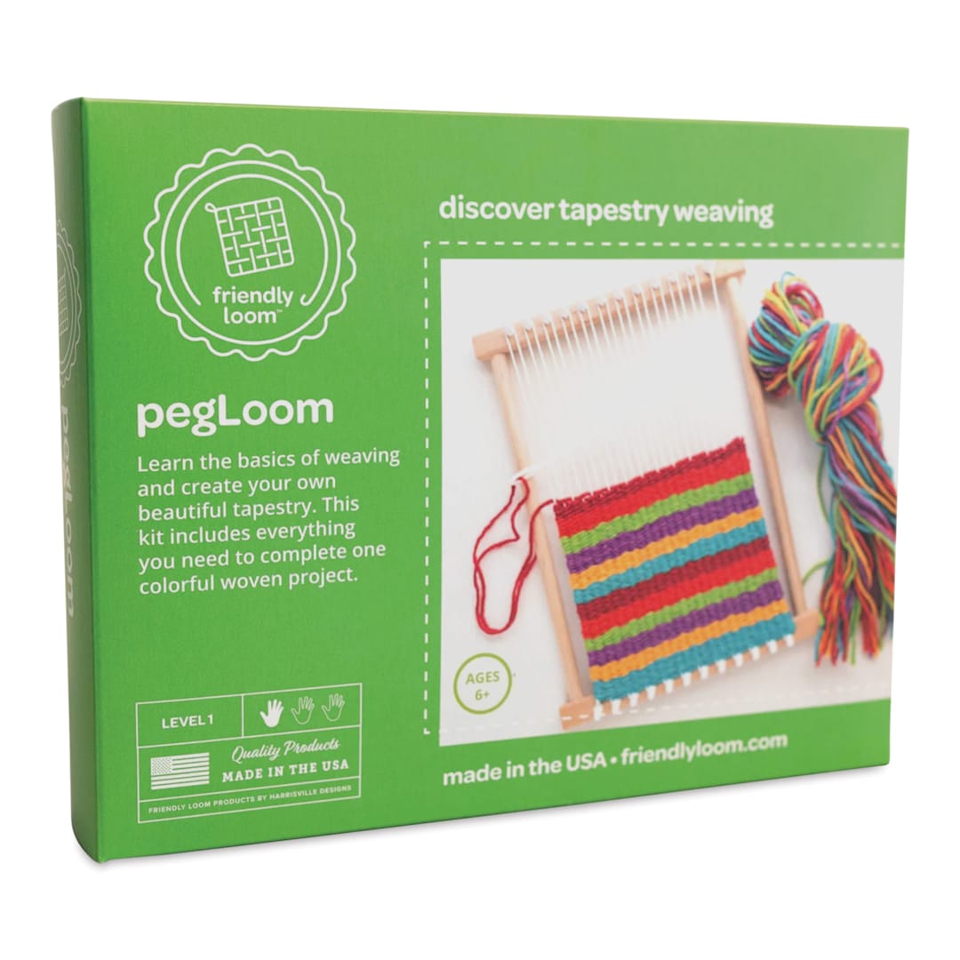 Open in modal - Friendly Loom PegLoom Kit - 7" x 10", packaging