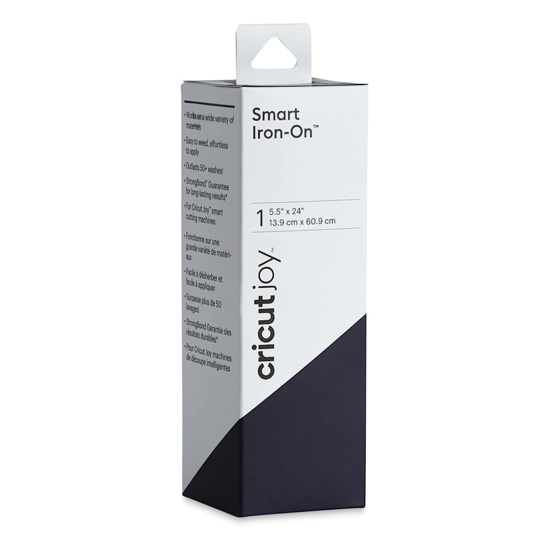 Open in modal - Cricut Joy Smart Iron-On - Navy, 5-1/2" x 24", Roll (In packaging)