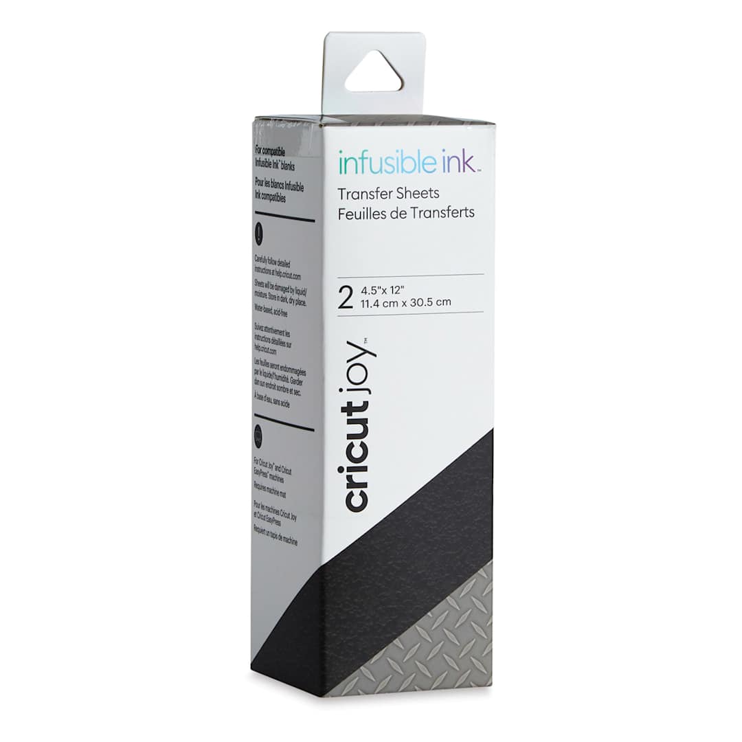 Open in modal - Cricut Joy Infusible Ink Patterned Transfer Sheets - Steel Plate, 4-1/2" x 12", Package of 2 (In packaging)