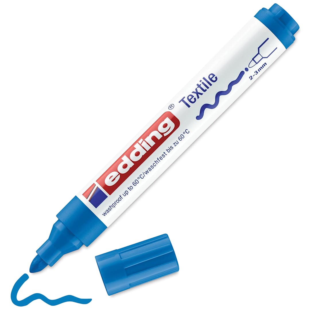 Open in modal - Edding 4500 Textile Pen - Light Blue
