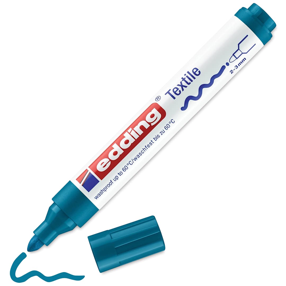Open in modal - Edding 4500 Textile Pen - Orient Blue