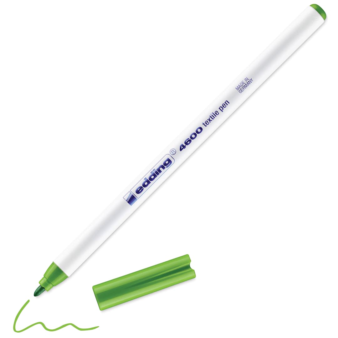 Open in modal - Edding 4600 Textile Pen - Light Green