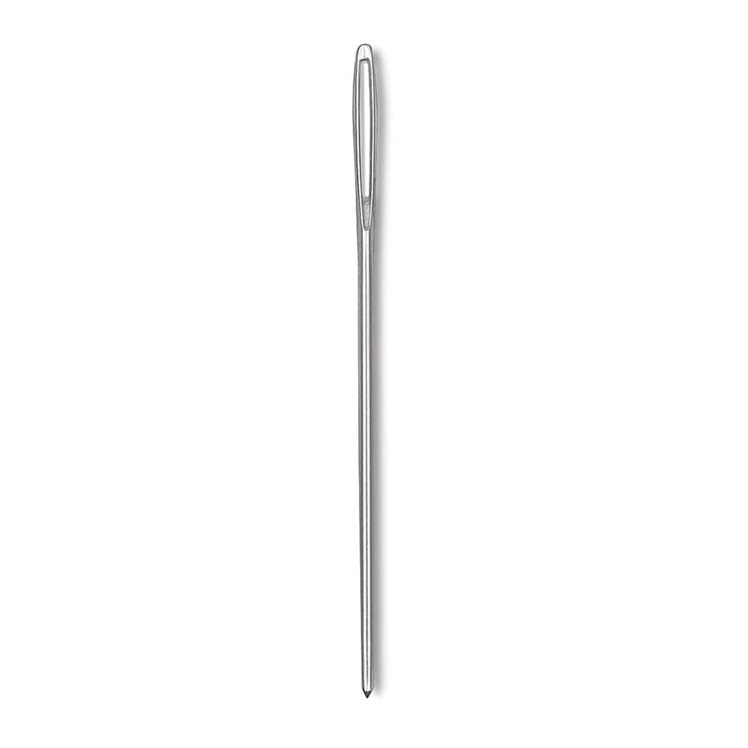 Open in modal - Blunt Tapestry Needle - Single 2 3/4" long needle shown vertically