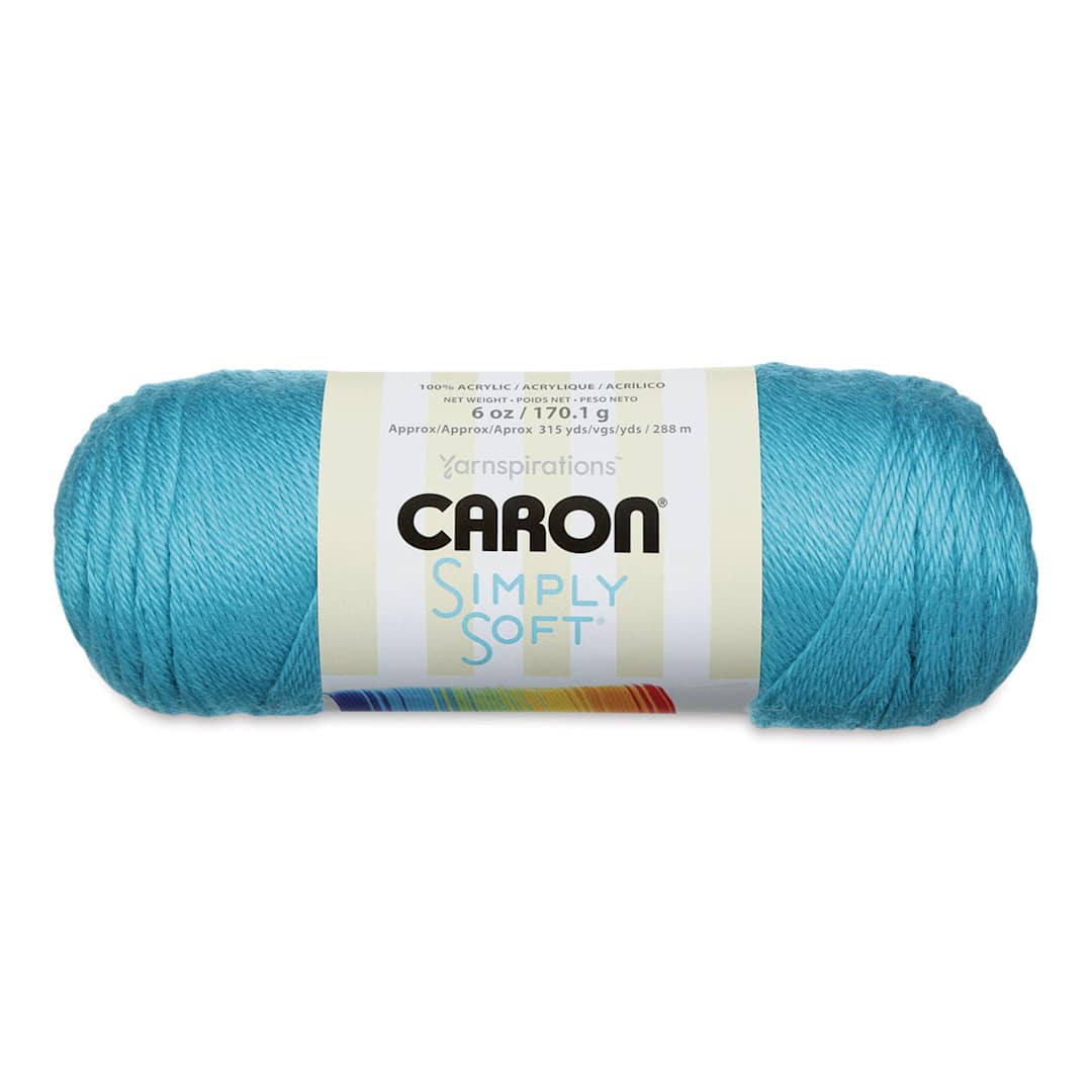Open in modal - Caron Simply Soft Yarn - Blue Mint