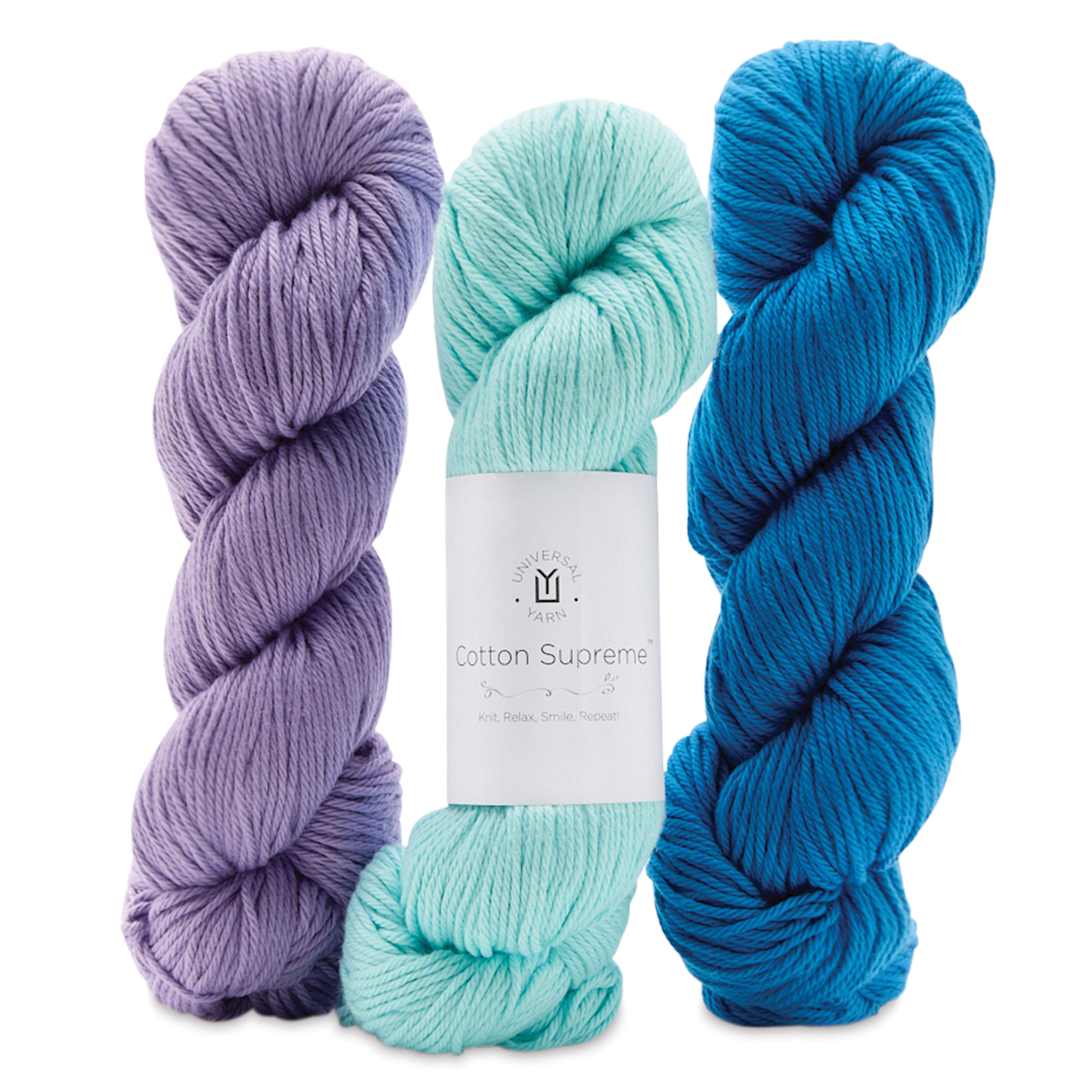 Open in modal - Universal Yarn Cotton Supreme - three colors