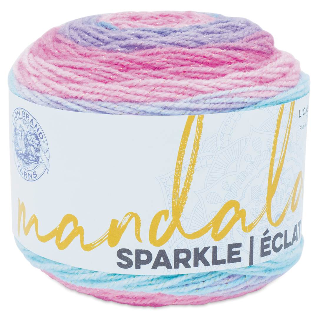 Open in modal - Lion Brand Mandala Sparkle Yarn - Draco