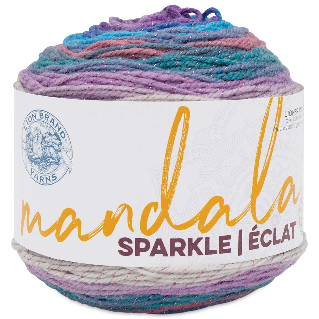 Open in modal - Lion Brand Mandala Sparkle Yarn - Pyxis