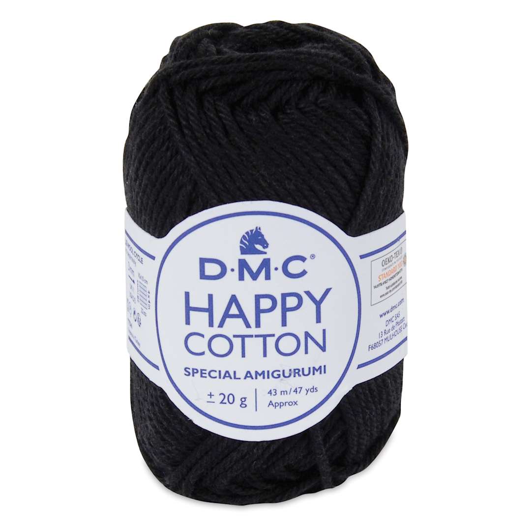 Open in modal - DMC Happy Cotton Yarn - Liquorice Black 775, 20 g