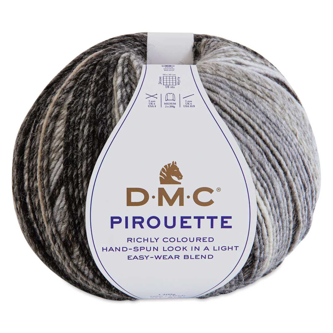 Open in modal - DMC Pirouette Yarn - 694 Black