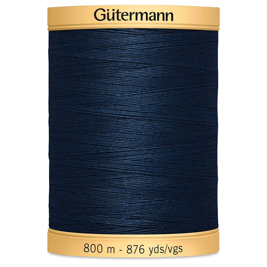 Open in modal - Gutermann Cotton Thread - Navy, 876 yd Spool