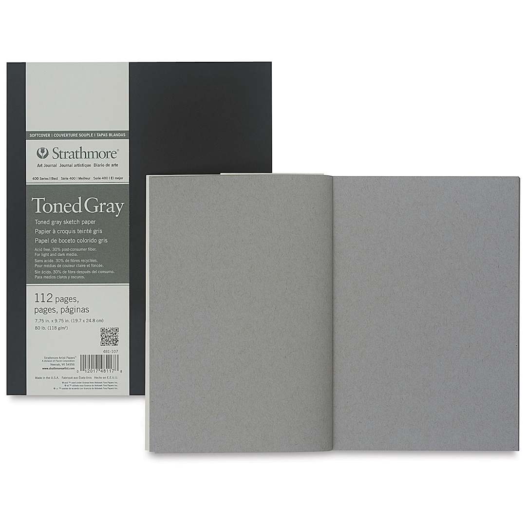 Open in modal - Strathmore Softcover 400 Series Toned Sketch Artist Journal
