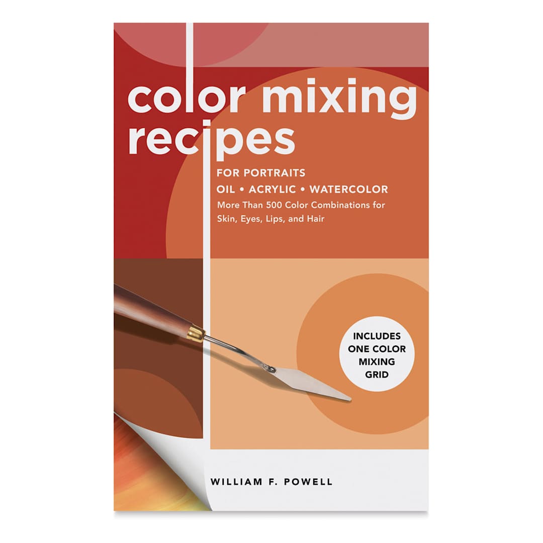 Open in modal - Color Mixing Recipes for Portraits (Book Cover)
