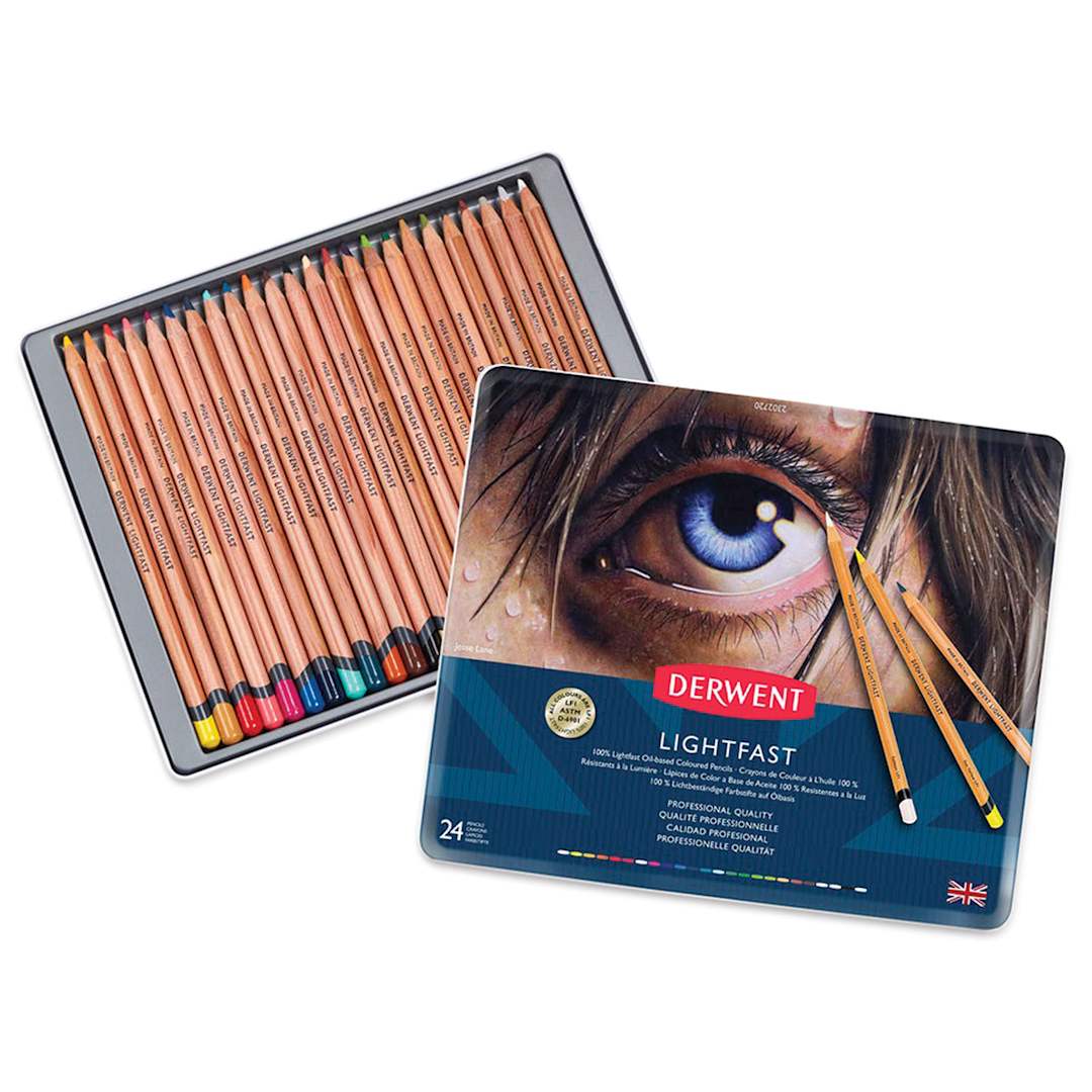 Open in modal - Derwent Lightfast Colored Pencil - Set of 24