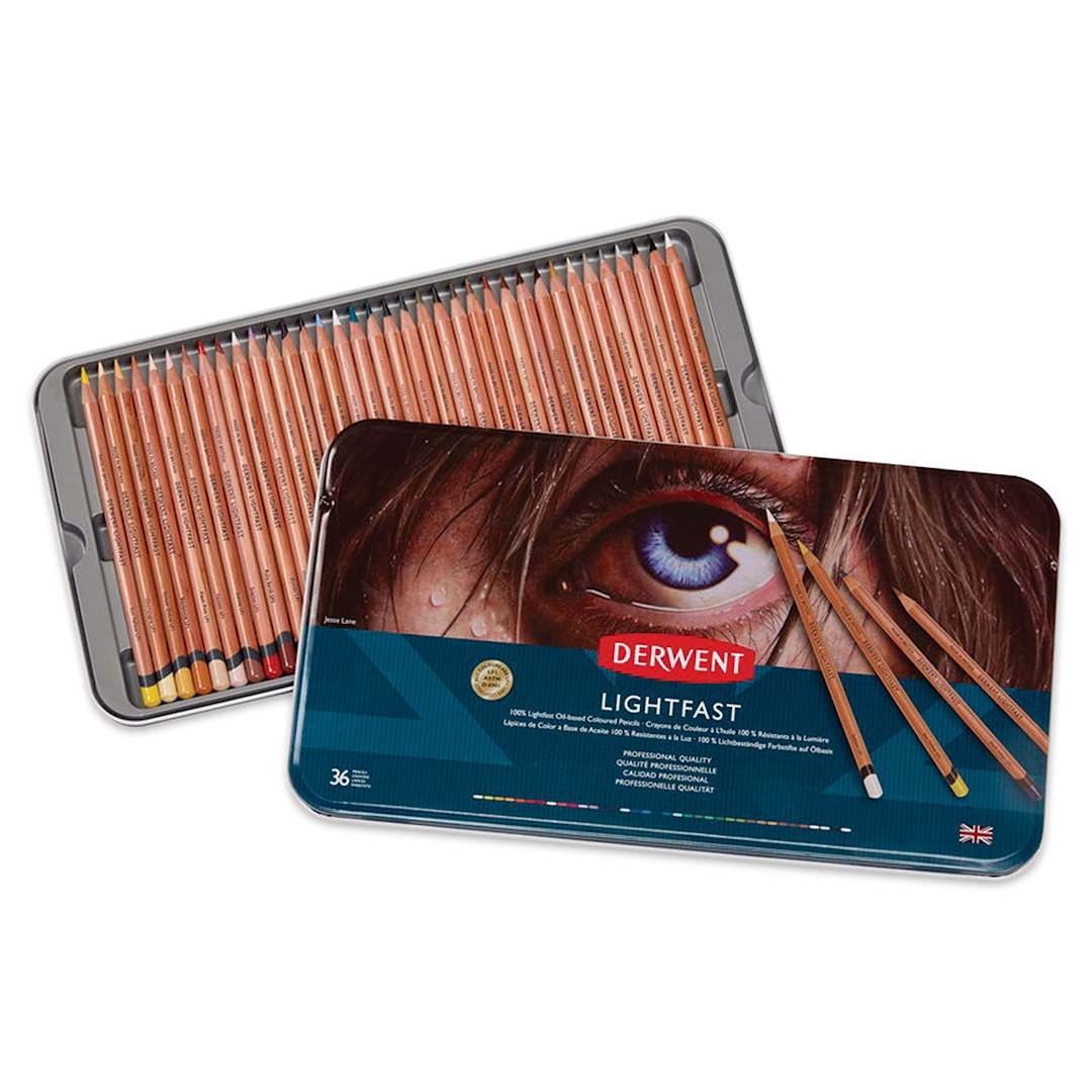 Open in modal - Derwent Lightfast Colored Pencil - Set of 36