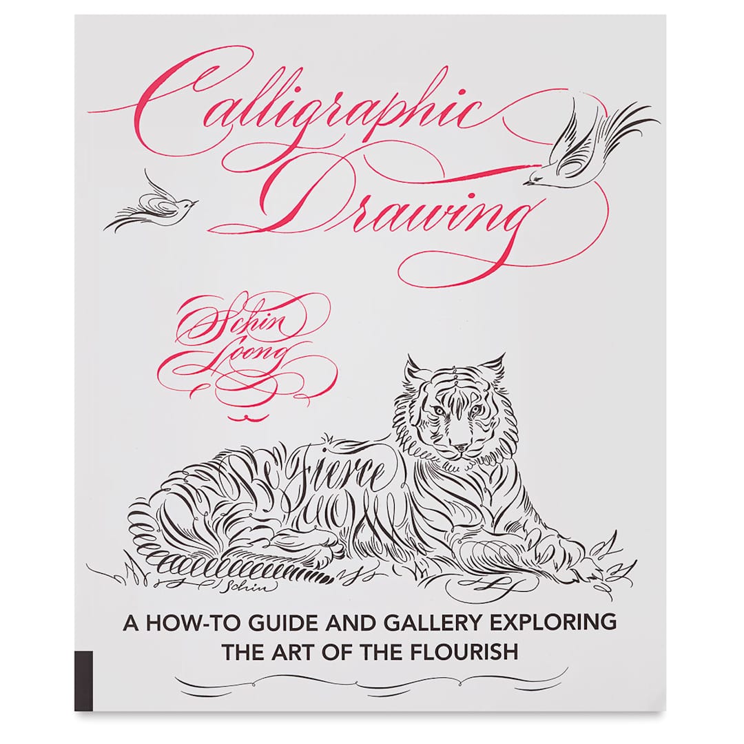 Open in modal - Calligraphic Drawing - Front cover of book
