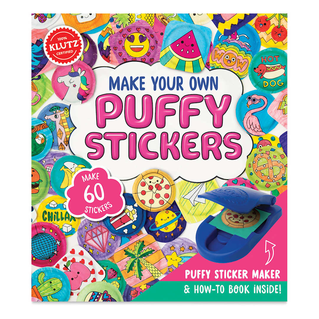 Open in modal - Klutz Make Your Own Puffy Stickers - Front of package shown
