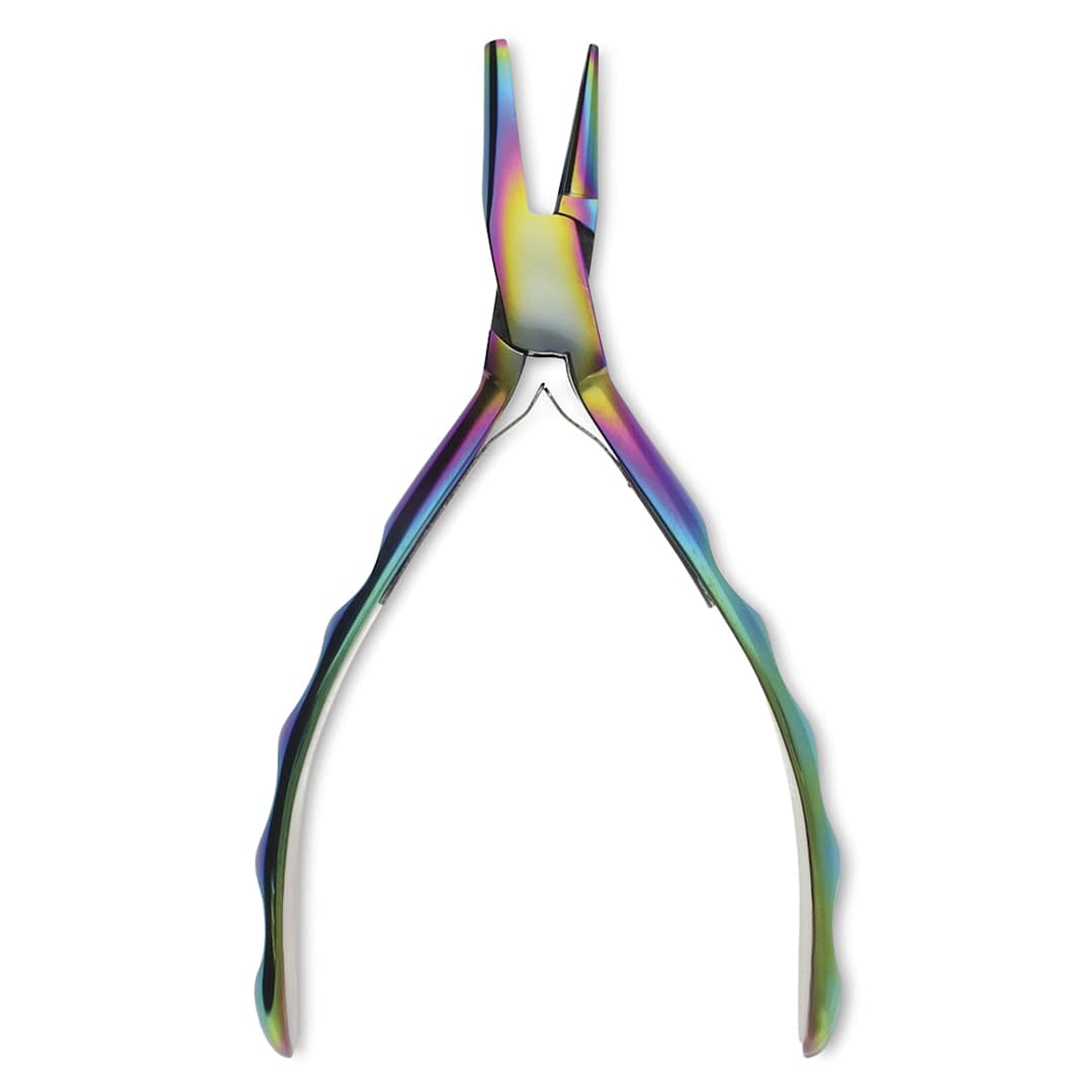 Open in modal - Beadsmith Chroma Half Round Nose Half Concave Pliers