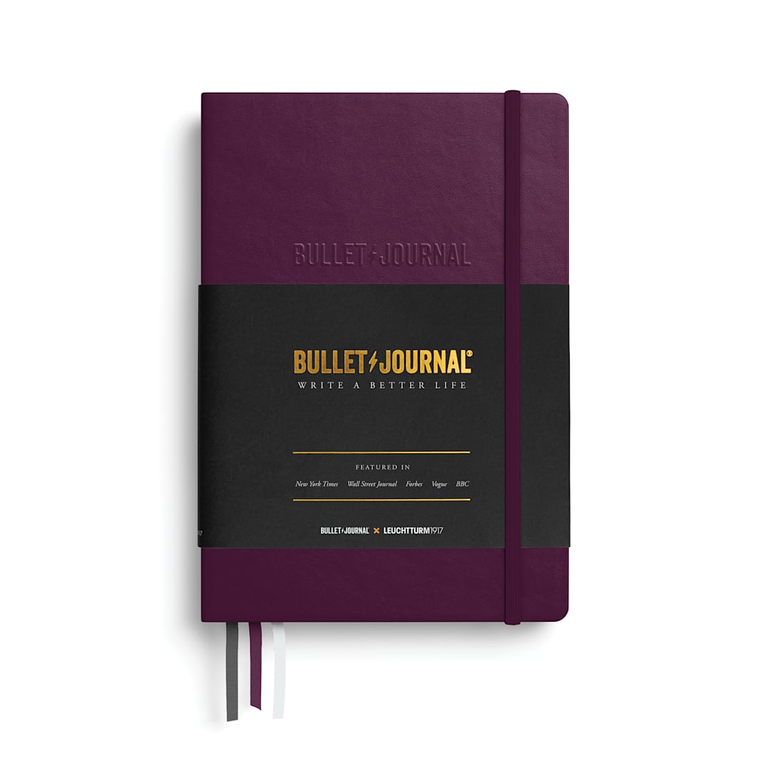 Open in modal - Leuchtturm1917 Bullet Journal Edition 2 - Purple, 6" x 8", front