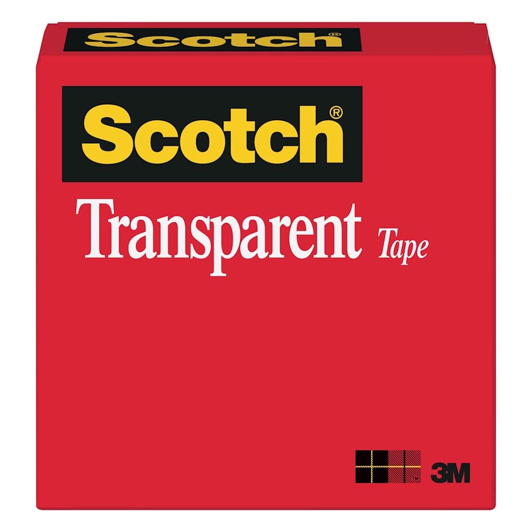 Open in modal - #600 Transparent Cellophane Tape 1" x 72 yds. - 3" Core