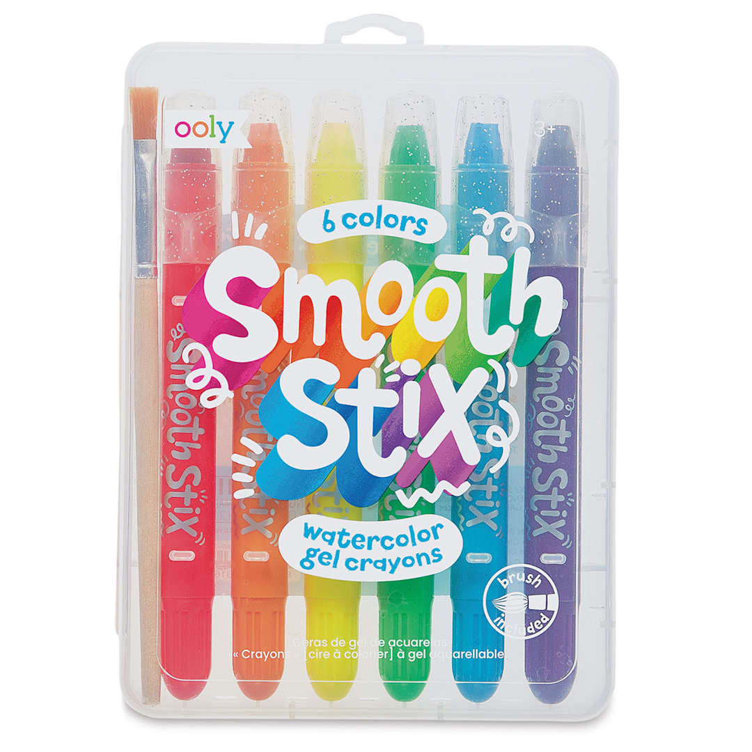 Open in modal - Ooly Smooth Stix Watercolor Gel Crayons (in packaging)
