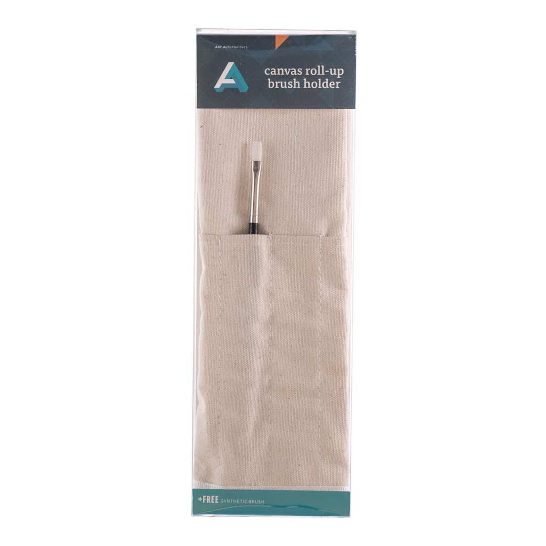 Open in modal - Art Alternatives Canvas Brush Holder and Brush front of packaging