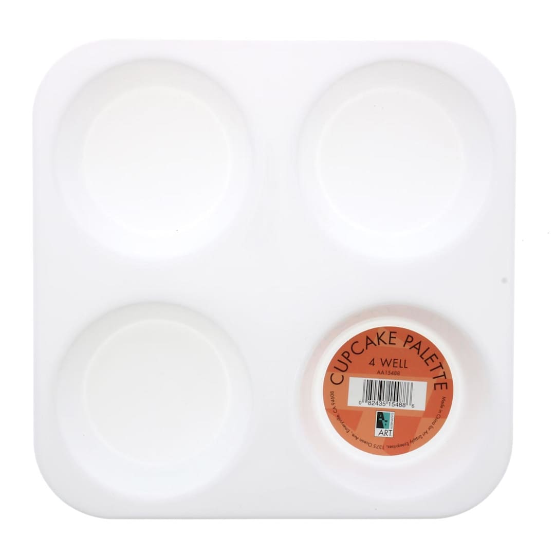 Open in modal - Art Alternatives Cupcake Palette, 4-Well