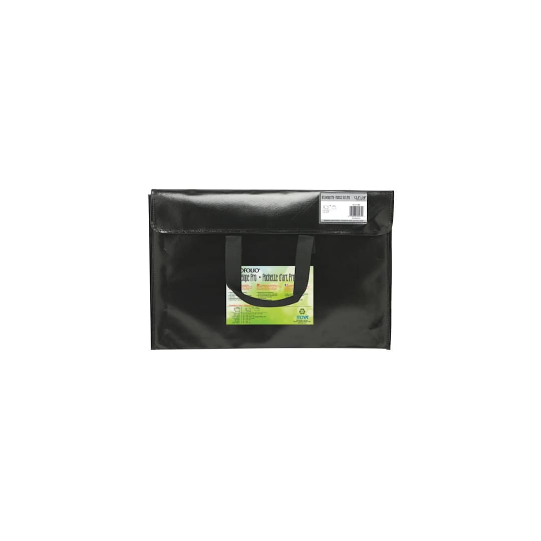 Open in modal - Itoya Art Profolio All-Weather Portfolio - 12-1/2" x 19", Black